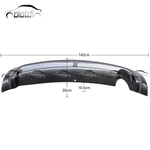 Carbon Rear Bumper Lip Fins Spoiler Winglet Splitter <b>Diffuser</b> for Honda Civic FD2 8th 2006+ - Product Image 1