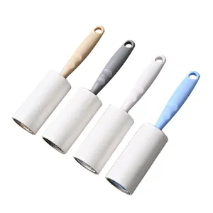 Household Adhesive 10cm Paper Cleaning Tearing Pet Hair Remover Extra Sticky Lint Roller 95 100 Sheets