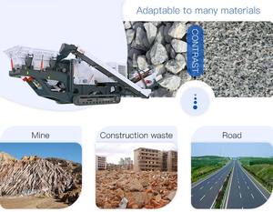 Chất lượng tuyệt vời hiệu suất cao di động loại tác động máy nghiền đá wt1110 với ISO9001, CE giấy chứng nhận sử dụng cho chất thải xây dựng - Product Image 2