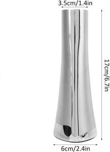 Vase à fleurs en métal décoratif durable de haute qualité pour la maison et le bureau Design élégant Structure finie et légère - Product Image 6