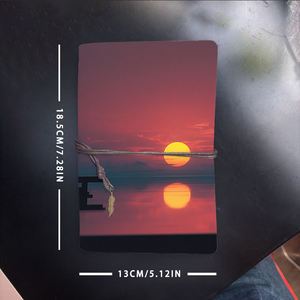 Cahier A6 fait à la main 80 feuilles remplaçables Souvenir Premium pour <span class=keywords><strong>les</strong></span> grandes conventions d'affaires avec Sun Clouds Water Dock - Product Image 6