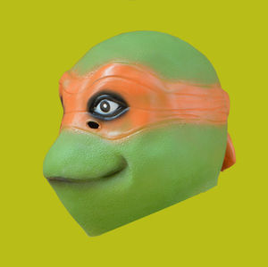 Máscara de las Tortugas <span class=keywords><strong>Ninja</strong></span>, Artículo de Cine Animado, Accesorio para la Cabeza, Actuaciones de Tortugas en Escenario, Cosplay para Convenciones Cómicas - Product Image 4