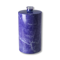 Bouteille de parfum Chine Vente en gros Vaporisateur en verre dépoli unique 4oz en bouteilles rondes violettes blanches opaques de 50ml Bouteille de parfum de 100ml