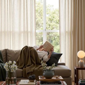 Cortinas de Lino Lavables Color Beige Natural, Cortinas Japonesas para Ventana de Hogar, Cortinas Largas - Product Image 3