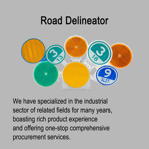 Delineateurs de garde-corps routiers circulaires réfléchissants au <span class=keywords><strong>prix</strong></span> du concessionnaire et delineateurs d'avertissement flexibles en PU pour la sécurité routière - Product Image 4