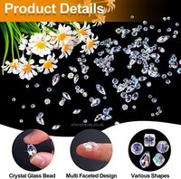 Cristal Rondelle Lumière Gemmes Lâche AB Perles Cristal Clair Perles De Verre Artisanat À Facettes Brillant Perles Bijoux DIY Collier