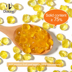China Atacado Maracujá Manga Bola De Cristal Boba Chewy Bubble Chá Pérolas para Chá Ingredientes - Product Image 3