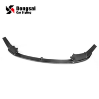 Kit carrosserie aérodynamique en fibre de carbone préimprégnée style MP compatible avec BMW M3 F80 2014-2020 : Lame avant, séparateur inférieur, jupes latérales, diffuseur arrière
