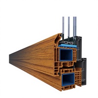 Extrusion du client Upvc personnalisé/pvc extrudé battant et fenêtre coulissante fenster de porte et personnaliser le profilé en plastique Pvc