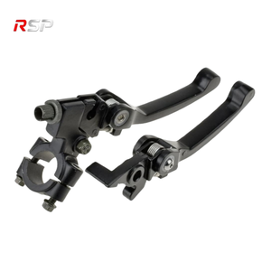 Juego de Palancas de Freno y Embrague Plegables de Aluminio CNC RSP, Diseño de Pivote Ajustable, Universal para Motocicleta, Motocross, Dirt <span class=keywords><strong>Bike</strong></span>, ATV - Product Image 4