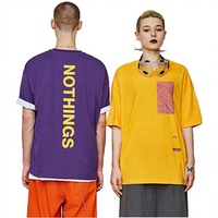 T-shirts en jersey pour hommes, 180 grammes, tricotés, personnalisés, imprimés en sérigraphie, respirants, anti-rétrécissement, anti-boulochage, anti-plis, manches courtes