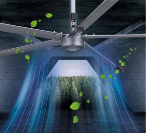 Ventilador de Techo Industrial Grande, Ventiladores de Techo de Ahorro de Energía para Talleres Grandes, Ventiladores de Techo HVLS para Almacenes - Product Image 1
