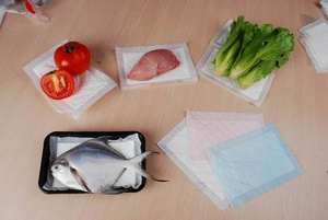 Serviettes absorbantes jetables noires 153mmX100mm pour aliments, viande et poulet, absorbant l'eau, vente en gros directe de Chine - Product Image 4