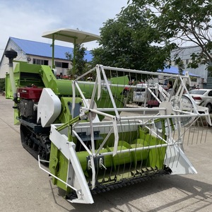 Moissonneuse-batteuse compacte 4LZ-1.0 verte sur chenilles pour céréales, haute productivité - Product Image 2