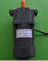 Moteur asynchrone monophasé à engrenages 90W 110V 220V 380V 50Hz 60Hz IP44 à montage sur panneau en aluminium certifié RoHS