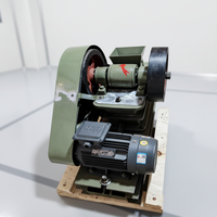 Mini Trituradora de Mandíbulas de Laboratorio de 1.5kw con Motor Eléctrico de Palanca Única y Volantes Dobles para Preparación de Muestras en Geología y Minería