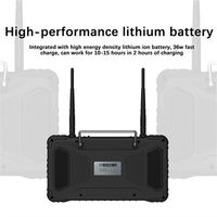 Émetteur de télémétrie de transmission de données vidéo numérique Skydroid H16 Pro 2,4 GHz 16 canaux FHSS 1080P avec récepteur R16, caméra MIPI et moteurs