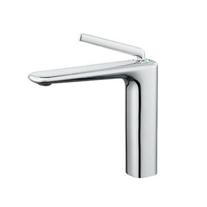 Grifo de Lavabo Monomando de un Solo Orificio, Color Gris Metálico, Minimalista, Exclusivo para Comercio Transfronterizo, con Núcleo de Cerámica y Doble Control - Product Image 3