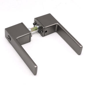 Cerradura de Puerta Minimalista Ecológica de Acero para Dormitorio, con Llave, para Uso en Hoteles y Apartamentos, Diseño Magnético Silencioso Moderno en Negro/Blanco/Gris, Fácil de Instalar - Product Image 2