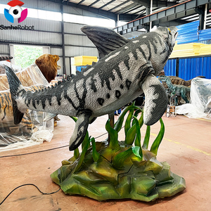 โมเดลอิชทีโซซอร์เคลื่อนไหวได้ ยาว 3 เมตร - รูปปั้นสัตว์ทะเลจำลองที่สมจริงสำหรับตู้ปลาและงานแสดงโลกใต้<span class=keywords><strong>น้ำ</strong></span> - Product Image 3