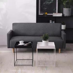 <span class=keywords><strong>Canapé</strong></span> pliant <span class=keywords><strong>en</strong></span> <span class=keywords><strong>coton</strong></span> de style moderne, <span class=keywords><strong>canapé</strong></span> de loisirs avec accoudoirs et oreiller rembourré, à cadre <span class=keywords><strong>en</strong></span> bois simple, pour le salon - Product Image 4