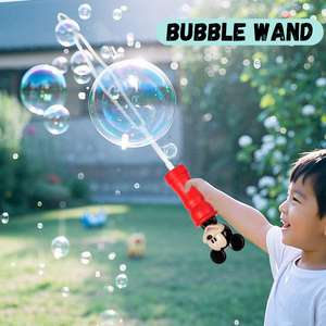 Simpatica Bacchetta per Bolle di Sapone Mickey da 50cm, Giocattolo Estivo Portatile in Plastica per Bambini - Product Image 2