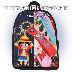 Décapsuleur porte-clés en caoutchouc durable avec impression UV 3D, motif dessin animé mignon One Piece Luffy, cadeau de Nouvel An - Product Image 2