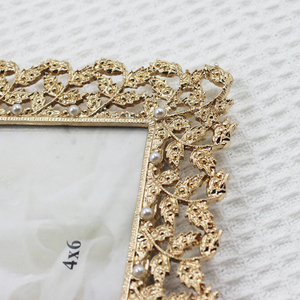 <span class=keywords><strong>New</strong></span> kim loại vàng Skeleton với nhung ủng hộ mô hình hình ảnh hình ảnh khung - Product Image 4