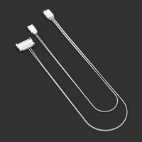 Angitu Prêt à expédier Câble d'alimentation de réinitialisation Sata à ARGB PC 5V ARGB 3-Pin Lighting Controls PC Manual Computer RESET ARGB Controller