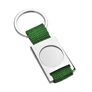 Portachiavi in tessuto Green-Hollow da 25 mm, moschettone alla moda in lega metallica, stile cartone animato, in zinco e ferro per auto e chiavi - Product Image 1