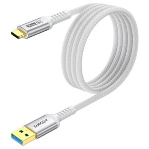 Cable Trenzado de Carga Rápida USB 3.0 Tipo-C SUNGUY de 1.5m, Listo para Enviar de Fábrica, para Teléfono Móvil y Automóvil, Ecológico - Product Image 1