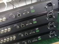 Système de transmission de signaux de caméra EFP, émetteurs-récepteurs vidéo SDI 12G en fibre optique, transmission 300M, certifié CE/FCC, connecteur ODC
