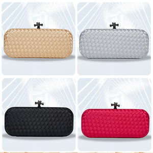 مخلب فاخر منسوج من الساتان مصنوع يدويًا حقيبة كروس بودي للسيدات محفظة مسائية عصرية لحفلات ولائم النساء وحفلات الزفاف الرسمية - Product Image 5