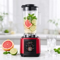 Robot culinaire multifonction robuste avec hachoir à viande, 1200W/2200W, mixeur 5 litres pour igname pilée et noix dures