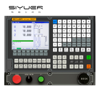 Controlador de Torno CNC Siyuer 998T para Torneado y Corte de Metal Absoluto de 2 Ejes con Servomotor GSK y Kit de Accionamiento de Alta Precisión