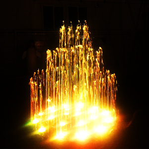 Increíble al aire libre decorativo clásico jardín Led iluminado Musical estanque fuentes de agua al aire libre 220 V - Product Image 4