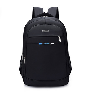 Laptop <b>Backpack</b> For Men Large Capacity Business Travel Shoulder <b>Straps</b> Solid Color - Product Image 5