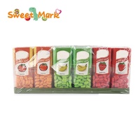Bonbons à la saveur de fruits, chewing-gum sucré en petite bouteille