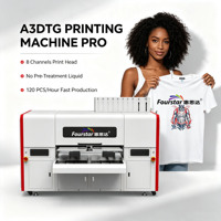 Imprimante DTG semi-automatique pour t-shirts, machine d'impression DTG industrielle format A3, deux têtes, rapide, DIY