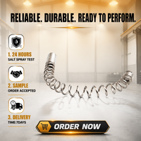 Ressorts de compression en acier inoxydable chromé sur mesure pour robinets, fabriqués en usine, en vente