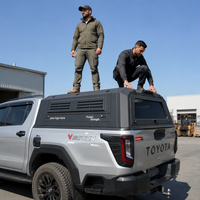 Capot rigide de camionnette en acier au manganèse et alliage d'aluminium, conception divisée assemblée, pour Toyota Tacoma Hilux BYD 2025