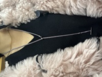 Yiwu Aceon Collier en acier inoxydable, design queue de renard, chaîne mode avec perles en caoutchouc réglables, style lariat
