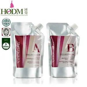 Набор для восстановления волос HODM A + B, натуральный Кератиновый Крем Для Перманентного восстановления волос