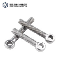 Écrou à œil en acier inoxydable avec collier DIN444 A2-70 304 A4-80 316 M8 M10 M12 pour la marine, les bateaux, les yachts, la rigging, les mâts, l'amarrage et la fixation