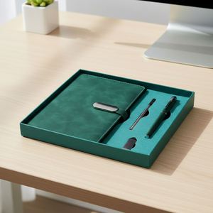 Wholesale Promotional A5 Journal for Gift Custom <b>Diary</b> Business Stationery Pen Notebook Set With Usb Drive - Product Image 2