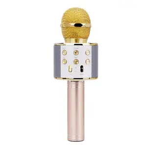 Q5 WS-858 WS-1816 H8 Mini Multi-función de cargador USB portátil inalámbrico micrófono para Karaoke