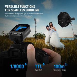 NEEWER QZ-S TTL ตัวส่งสัญญาณแฟลชไร้สายสำหรับกล้องแคนนอน <span class=keywords><strong>Z3</strong></span> Z2PRO Z2II Z2 Z880 Q6 Q4 Q300 - Product Image 5