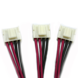 2 위치 5.08mm 피치의 jst 커넥터 케이블 어셈블리가 있는 맞춤형 와이어 대 와이어 2 핀 와이어 하네스 직기 - Product Image 4