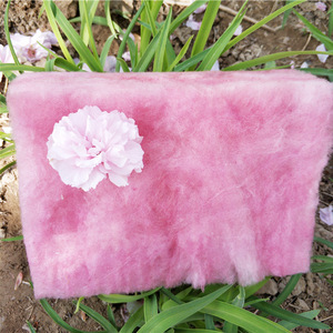 Cojín rectangular de piel sintética rosa para exteriores con decoración floral para uso en el jardín - Product Image 1
