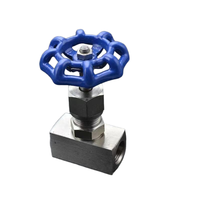 Vanne à aiguille hydraulique forgée en acier inoxydable 316 avec extrémités à bride pour l'eau, taille de port DN8-DN50